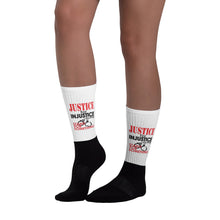 Load image into Gallery viewer, Black Foot Sublimated Socks