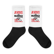 Load image into Gallery viewer, Black Foot Sublimated Socks