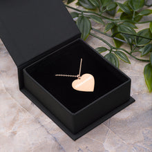 Load image into Gallery viewer, #Innocent Engraved Heart Necklace